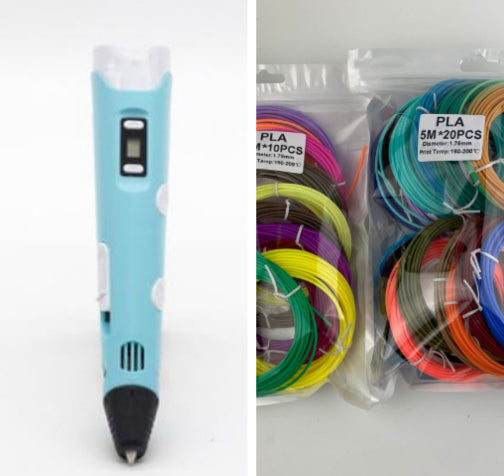 3D Print Pen Two Generation Graffiti Painting Toy for Kids