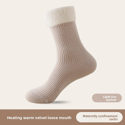 Womens Thermal Brushed Sleep Socks
