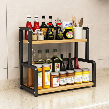 cabinet two-layer rack