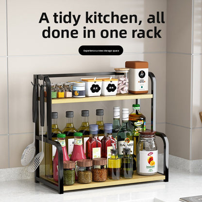 cabinet two-layer rack