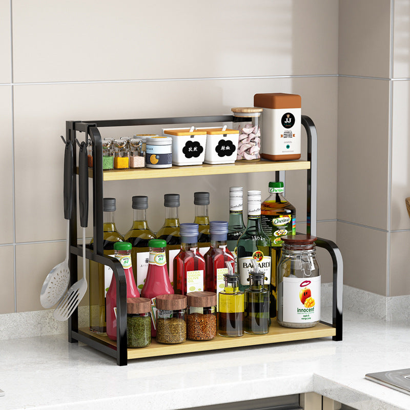 cabinet two-layer rack