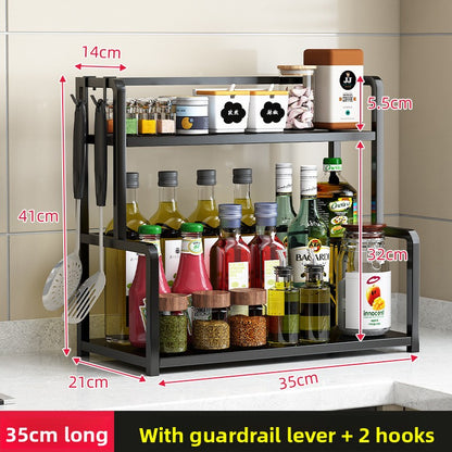 cabinet two-layer rack