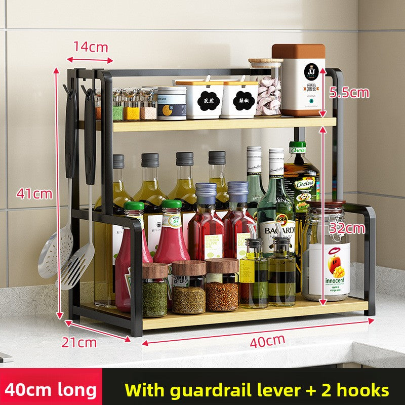 cabinet two-layer rack