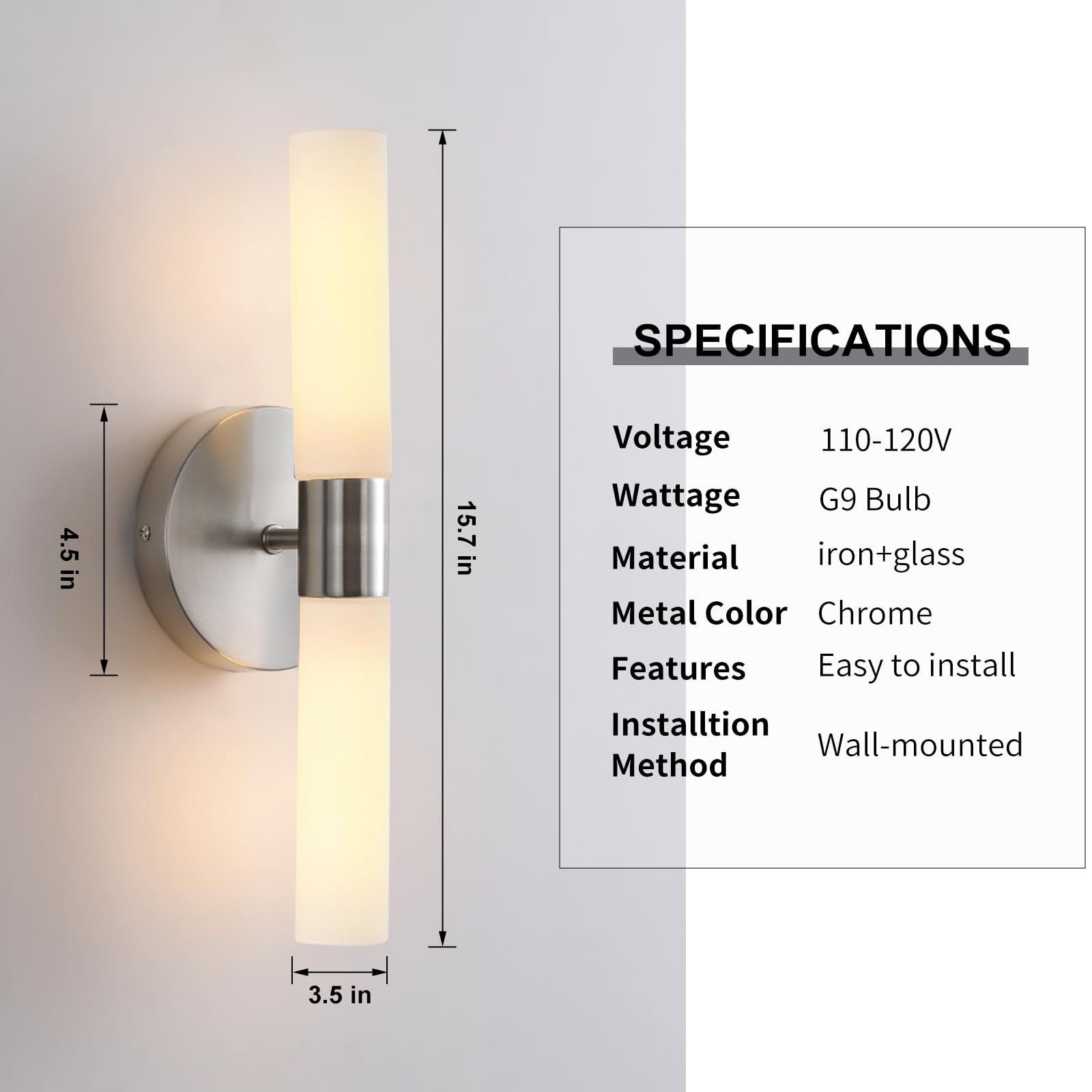 Cabinet wall LED light