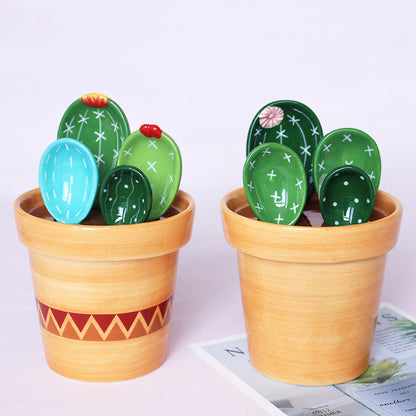 Cactus Ceramic Measuring Spoons