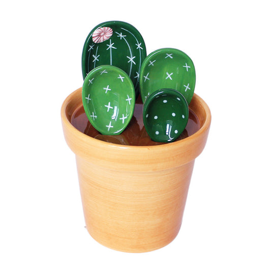 Cactus Ceramic Measuring Spoons