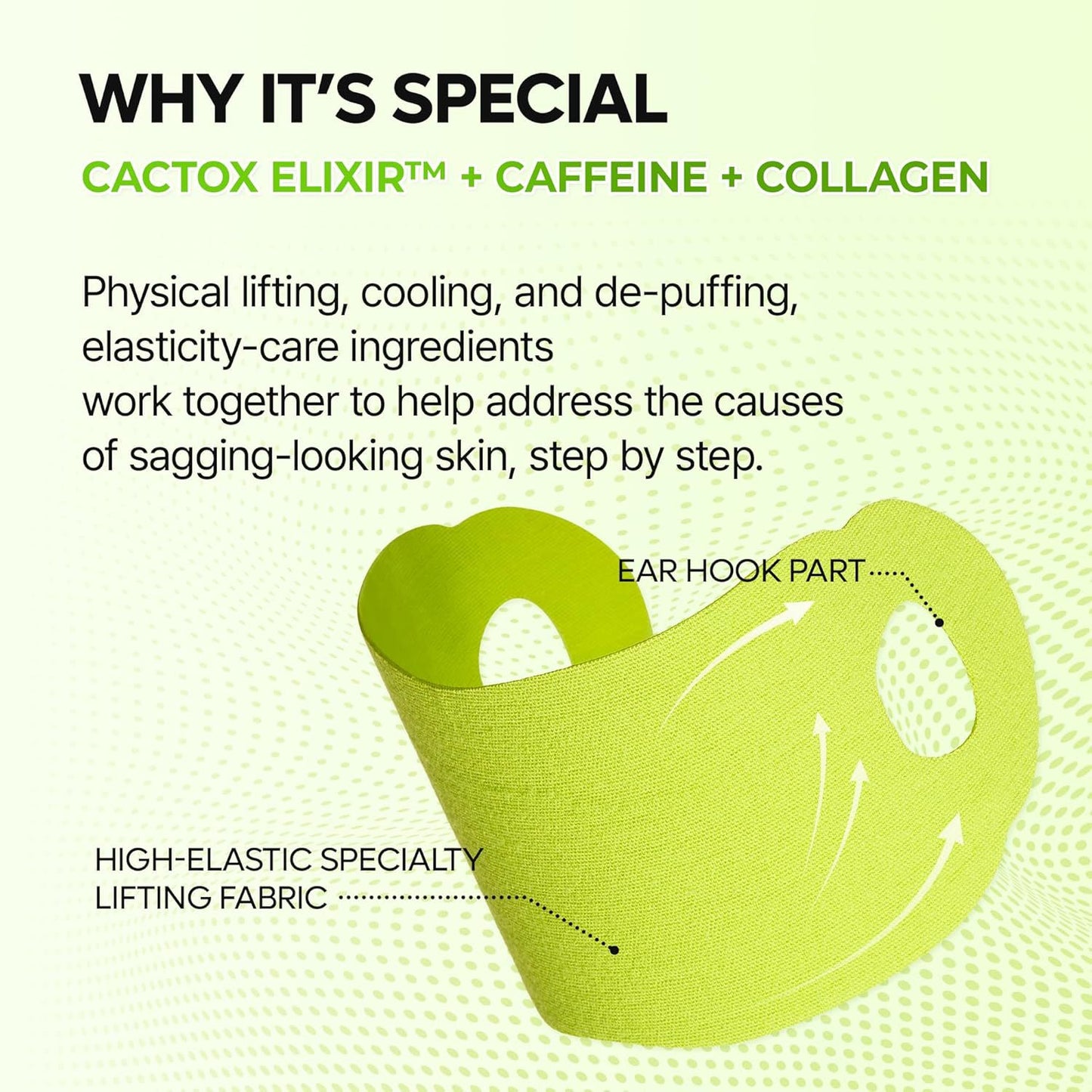 Cactus Cooling V-Up Lifting Face Mask