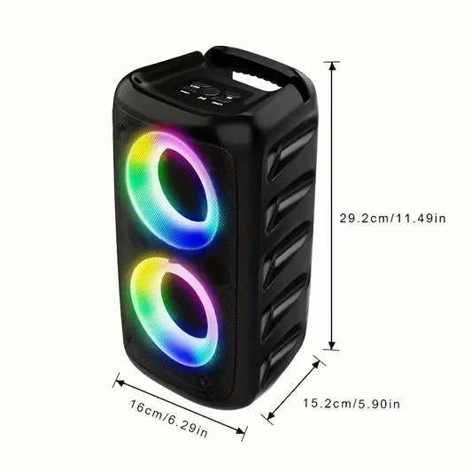 Wireless Stereo Speaker with Subwoofer – Party & Outdoor Ready