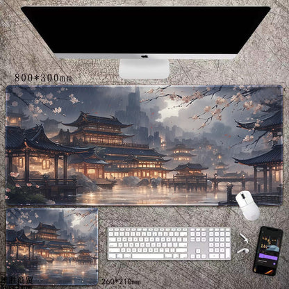 Anime Design Large Mouse Pad for Gaming and Office Desk Setup
