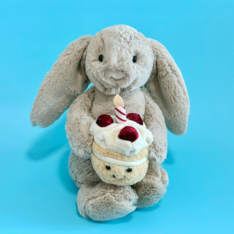 Cake Theme Plush Rabbit Doll