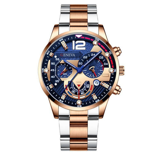 Calendar quartz watch