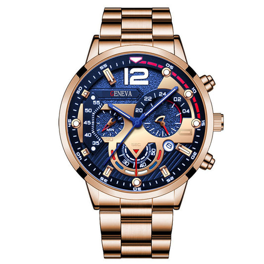 Calendar quartz watch