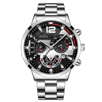 Calendar quartz watch