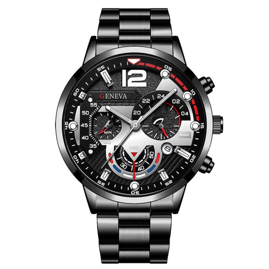Calendar quartz watch