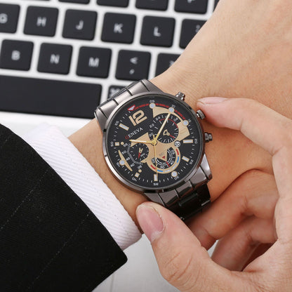 Calendar quartz watch