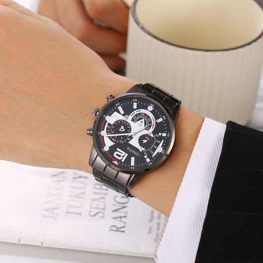Calendar quartz watch
