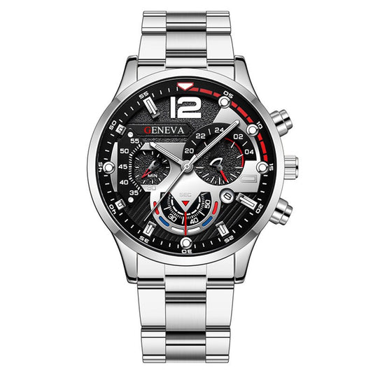 Calendar quartz watch