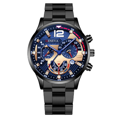 Calendar quartz watch