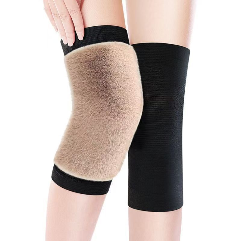 Camel Hair Knee Warmers Fleece Lined
