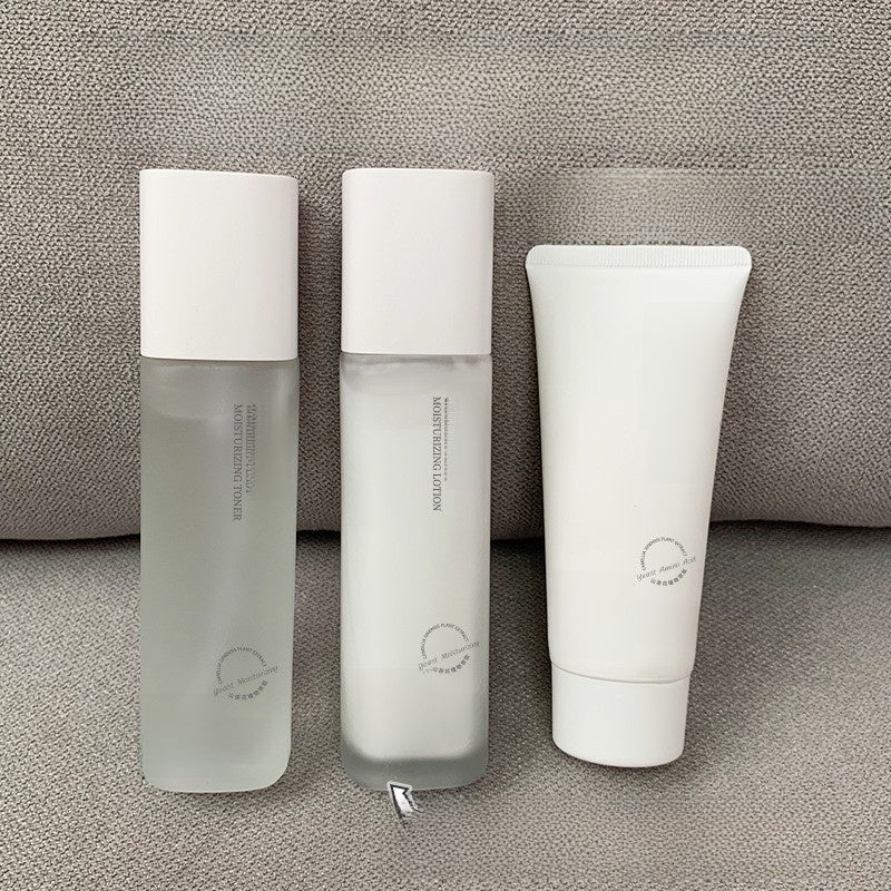 Camellia Yeast Skincare Set (Toner, Emulsion, Cream, Cleanser)