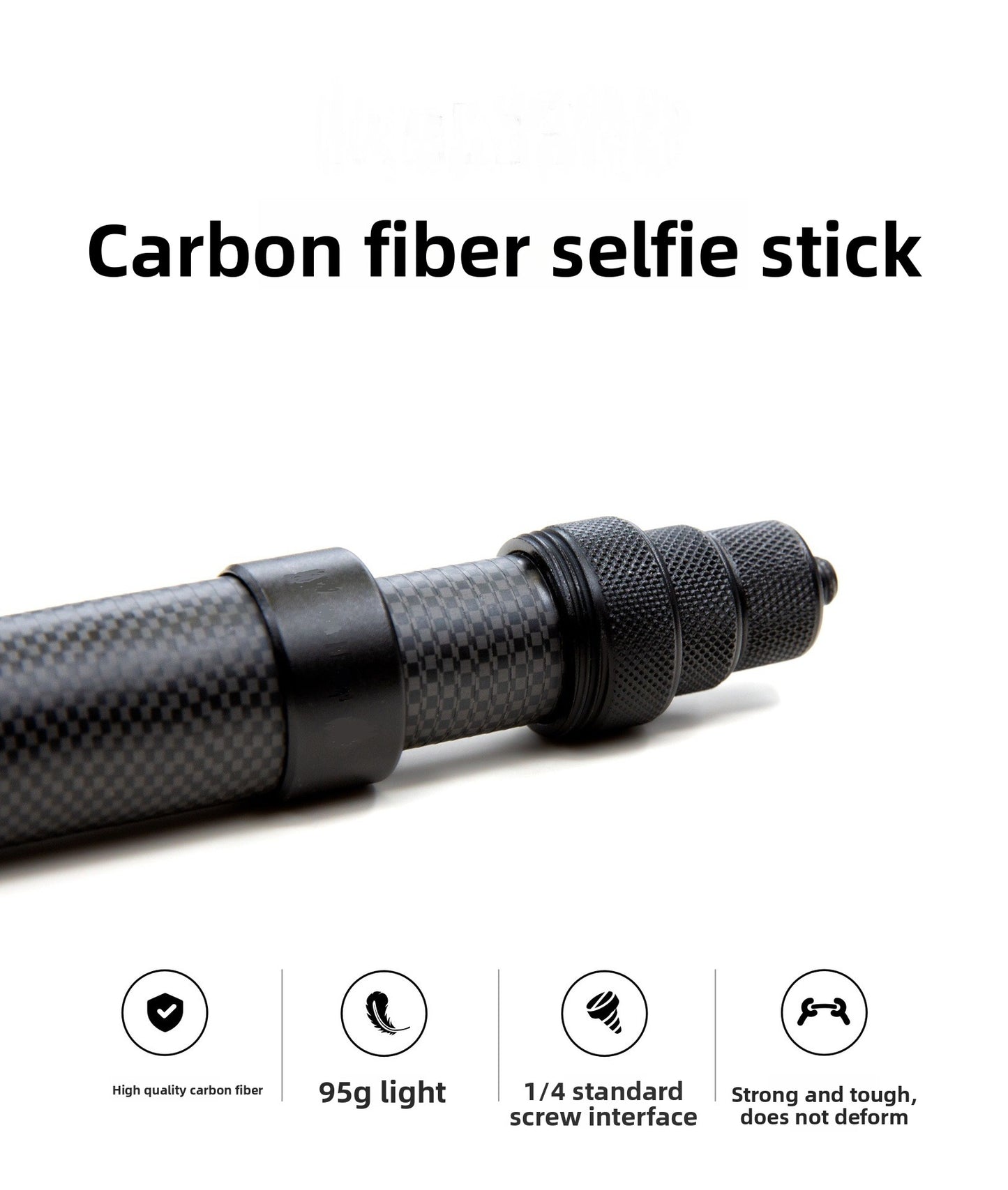 Camera carbon fiber selfie stick