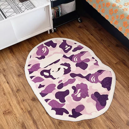 Camouflage Ape Velvet Carpet
