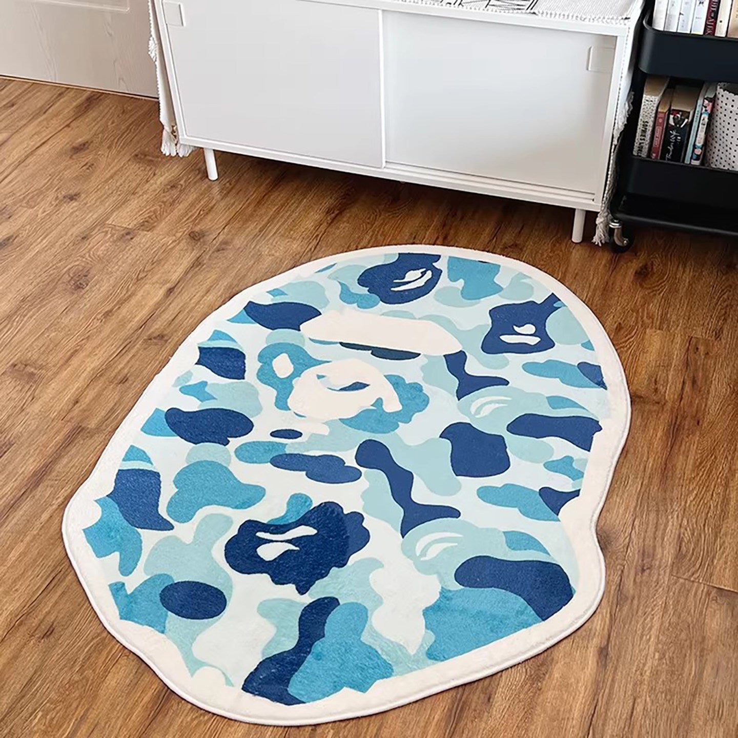 Camouflage Ape Velvet Carpet