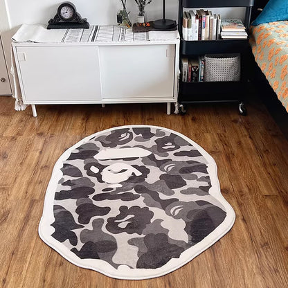 Camouflage Ape Velvet Carpet