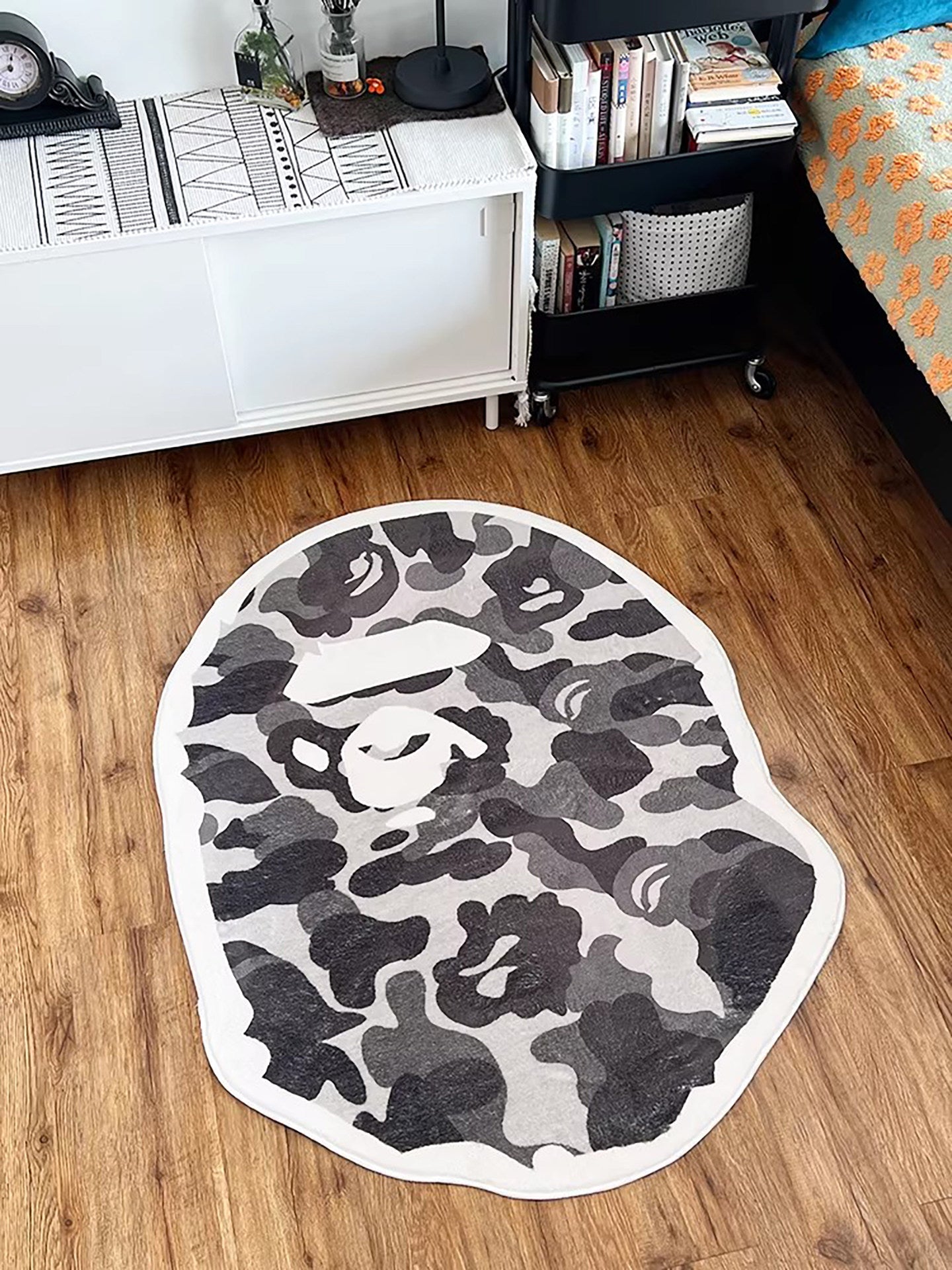 Camouflage Ape Velvet Carpet