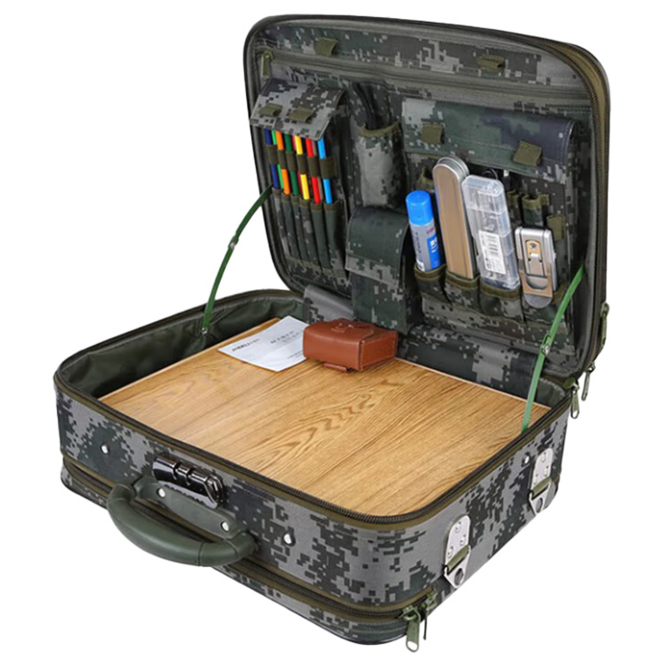 Camouflage Command Work Box with Bracket