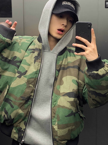 Camouflage cotton jacket