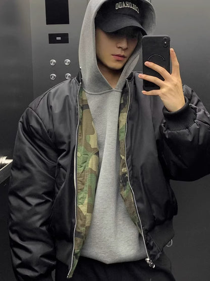 Camouflage cotton jacket
