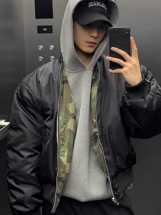 Camouflage cotton jacket