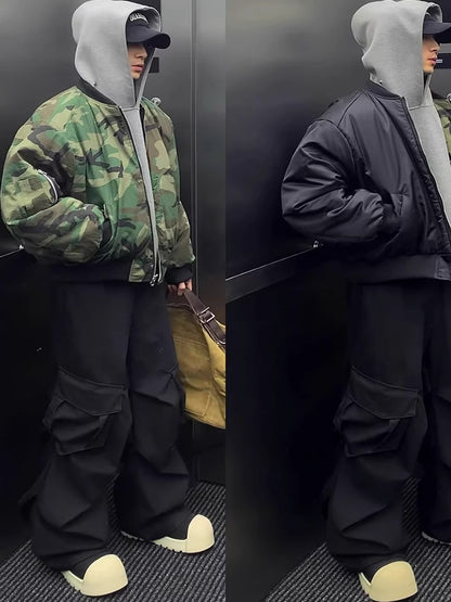 Camouflage cotton jacket