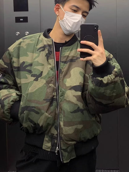 Camouflage cotton jacket