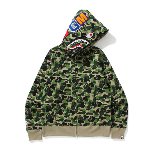 Camouflage Hooded Cardigan