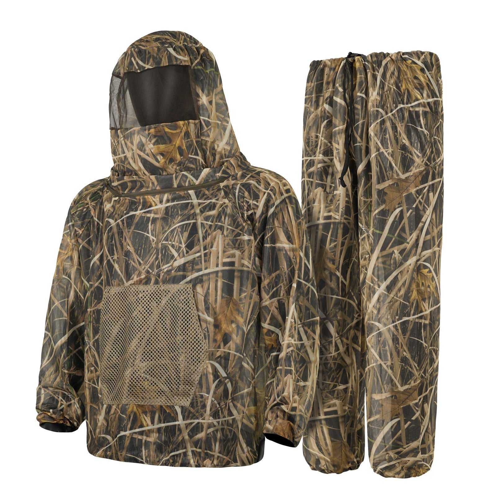 Camouflage Outdoor Suit with Mosquito Protection