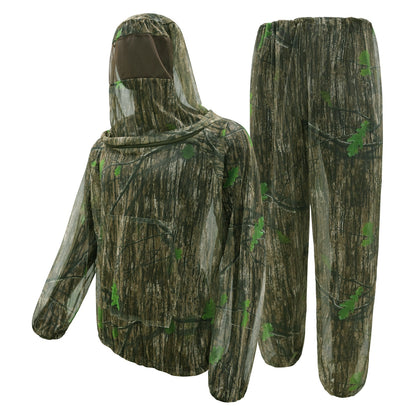 Camouflage Outdoor Suit with Mosquito Protection