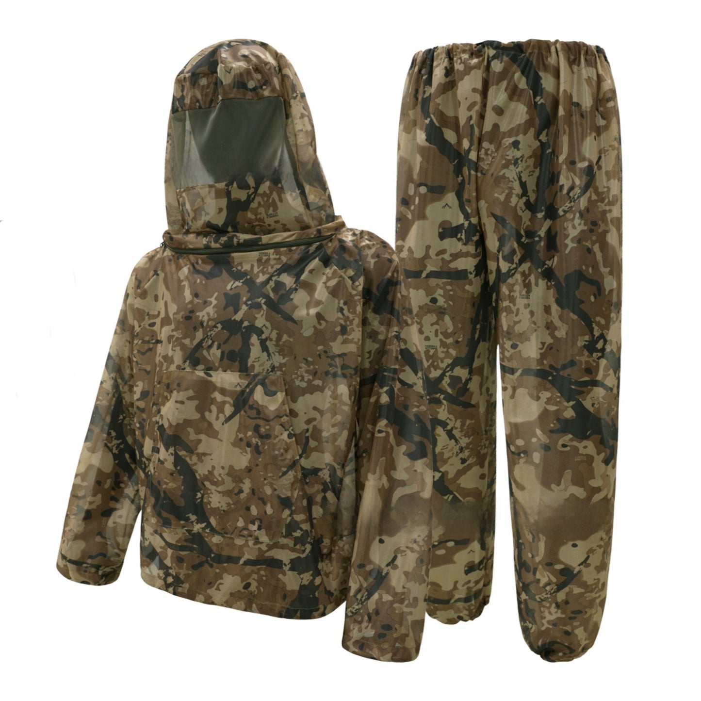 Camouflage Outdoor Suit with Mosquito Protection