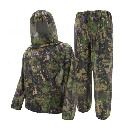 Camouflage Outdoor Suit with Mosquito Protection