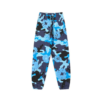 Camouflage Print Sweatshirt and Pants Set