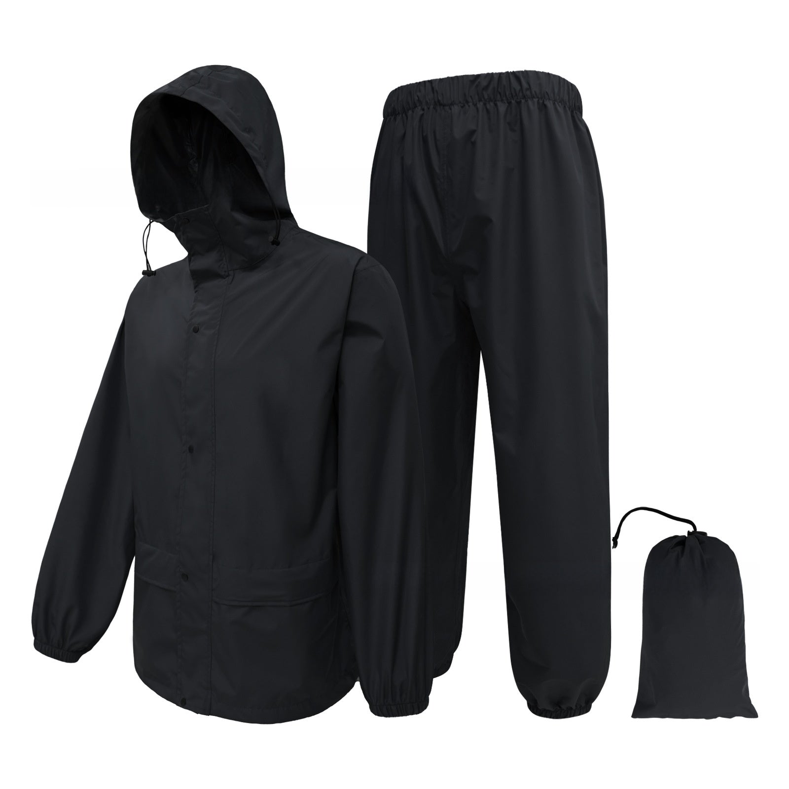 Camouflage raincoat and rain pants