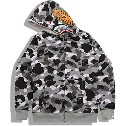 Camouflage Shark Print Sweatshirt