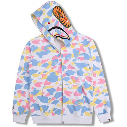 Camouflage Shark Print Sweatshirt