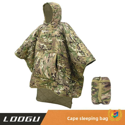 Camouflage sleeping bag