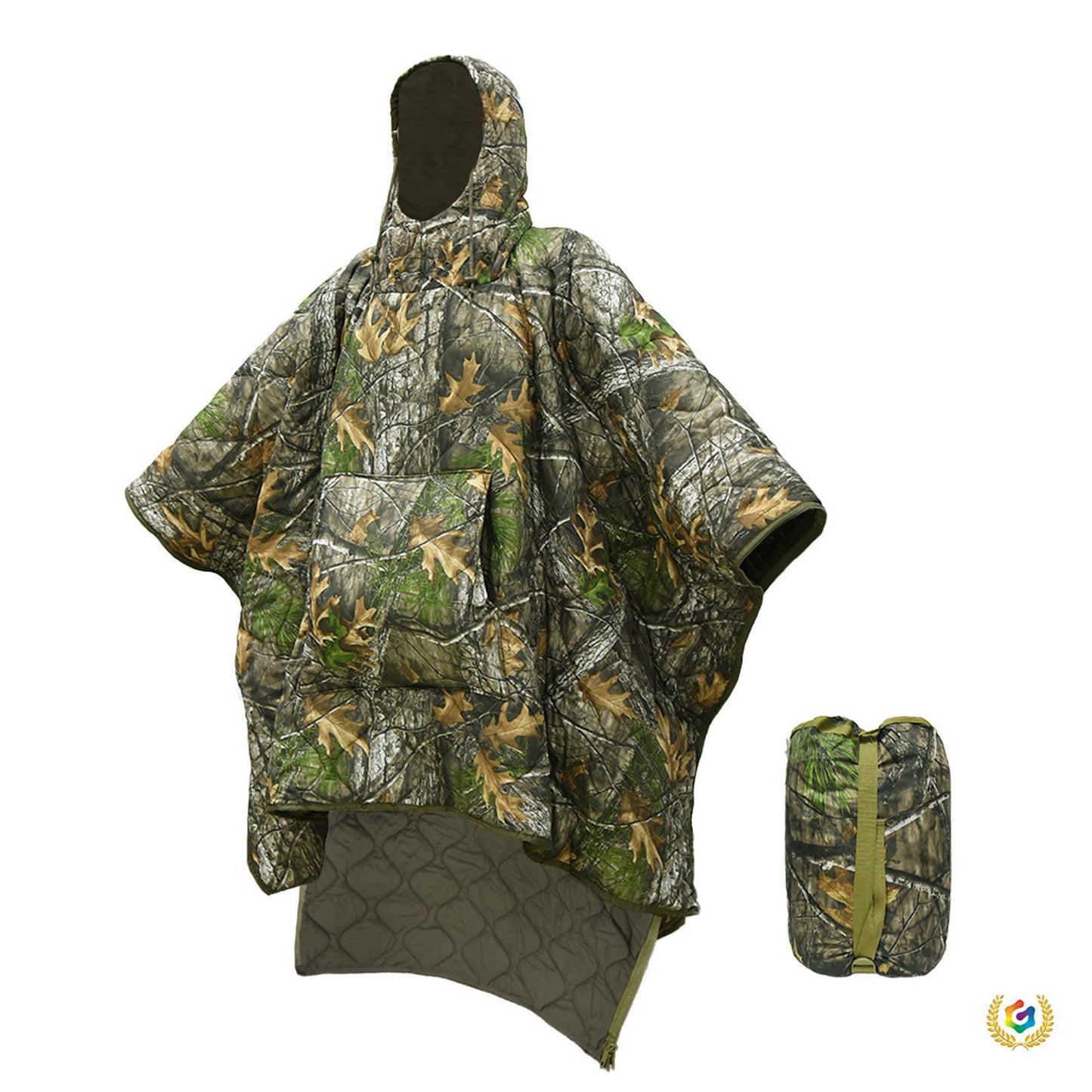 Camouflage sleeping bag