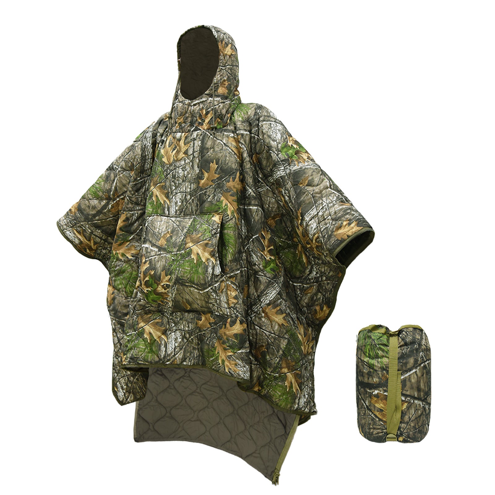 Camouflage sleeping bag