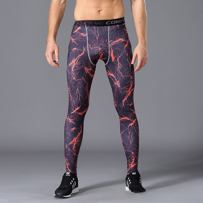 Camouflage Sports Compression Pants