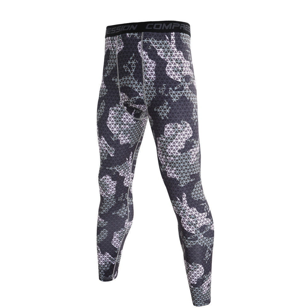 Camouflage Sports Compression Pants
