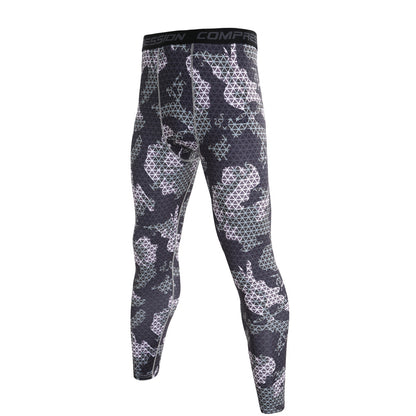 Camouflage Sports Compression Pants